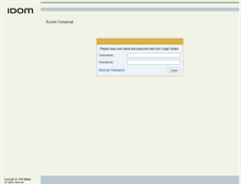 Tablet Screenshot of intranet.idom.com